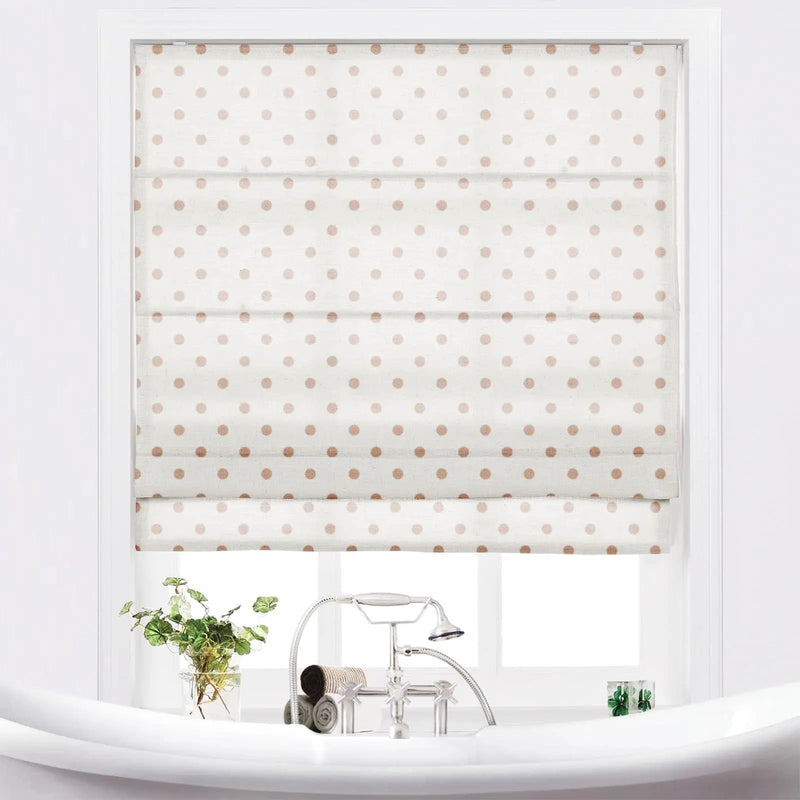 Stefana Silber Printed Cordless Roman Blind TWOPAGES