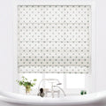 Stefana Silber Printed Cordless Roman Blind TWOPAGES