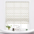 Stefana Silber Printed Cordless Roman Blind TWOPAGES
