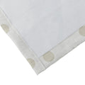 Stefana Silber Print Linen Curtain Drapery Soft Top TWOPAGES
