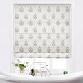 Stefana Silber Printed Cordless Roman Blind TWOPAGES