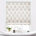 Stefana Silber Printed Cordless Roman Blind TWOPAGES