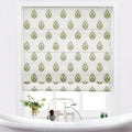 Stefana Silber Printed Cordless Roman Blind TWOPAGES