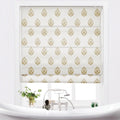 Stefana Silber Printed Cordless Roman Blind TWOPAGES