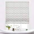 Stefana Silber Printed Cordless Roman Blind TWOPAGES