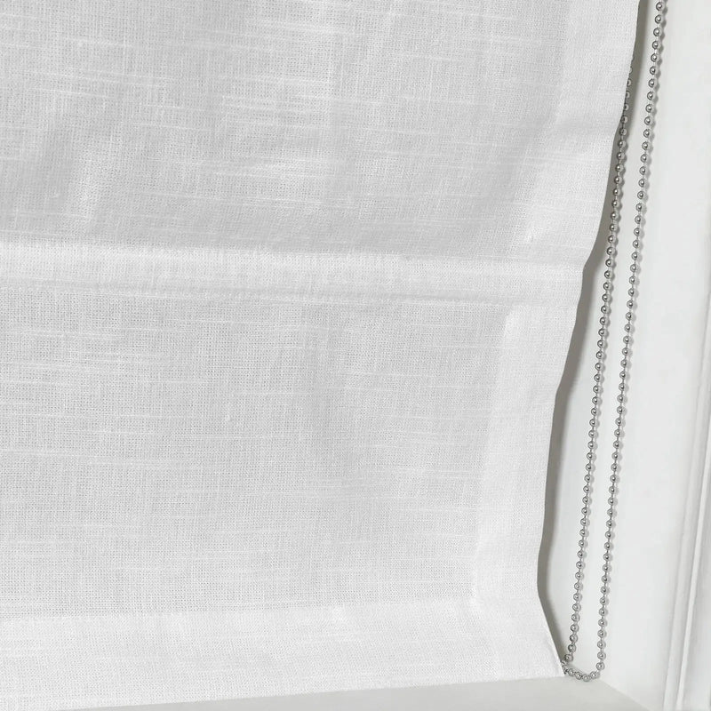 Jawara Linen Cotton Roman Shade Cord Lift TWOPAGES