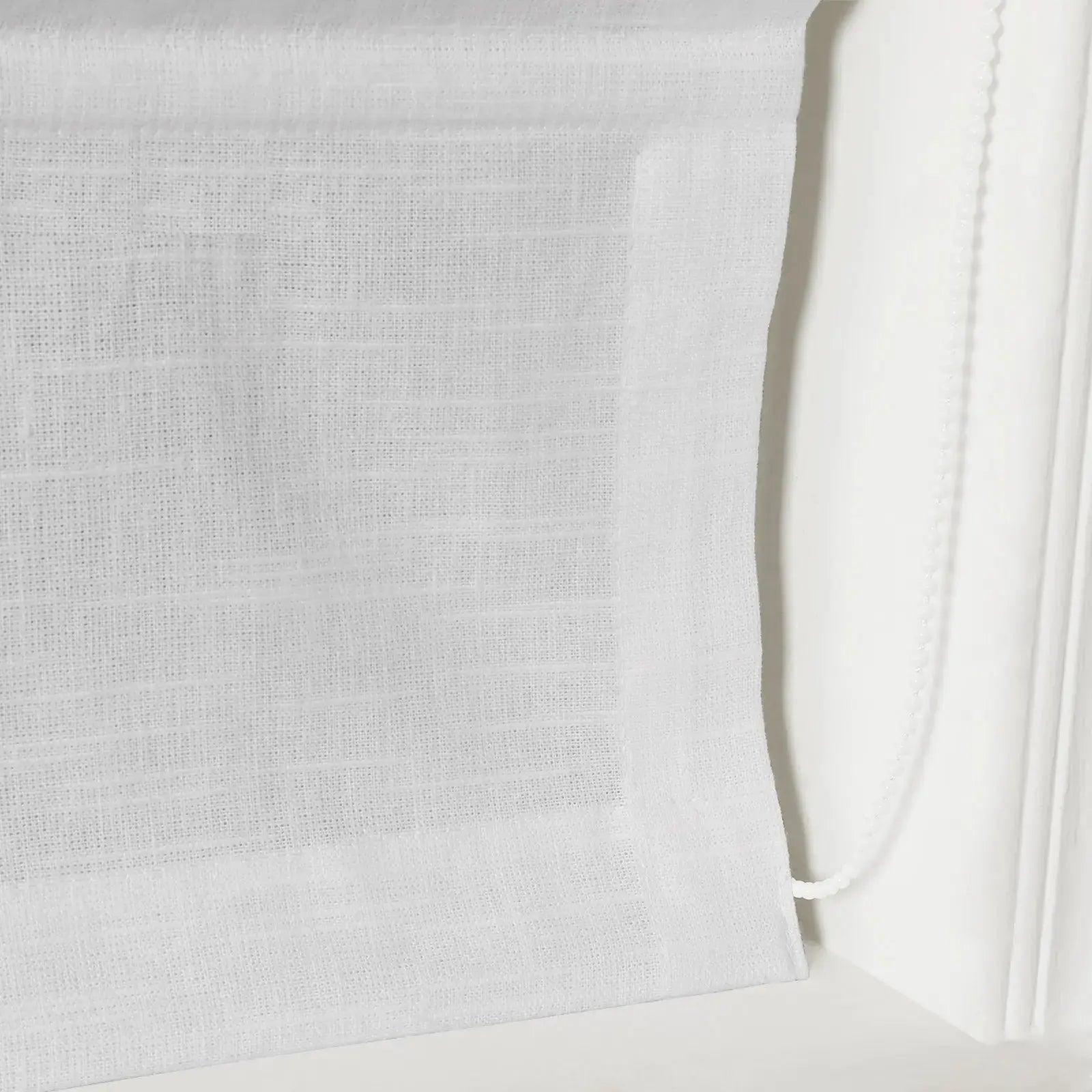 Jawara Linen Cotton Roman Shade Cord Lift TWOPAGES