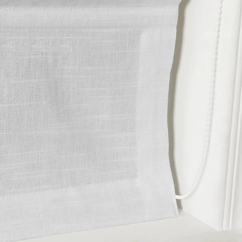 Jawara Linen Cotton Roman Shade Cord Lift TWOPAGES