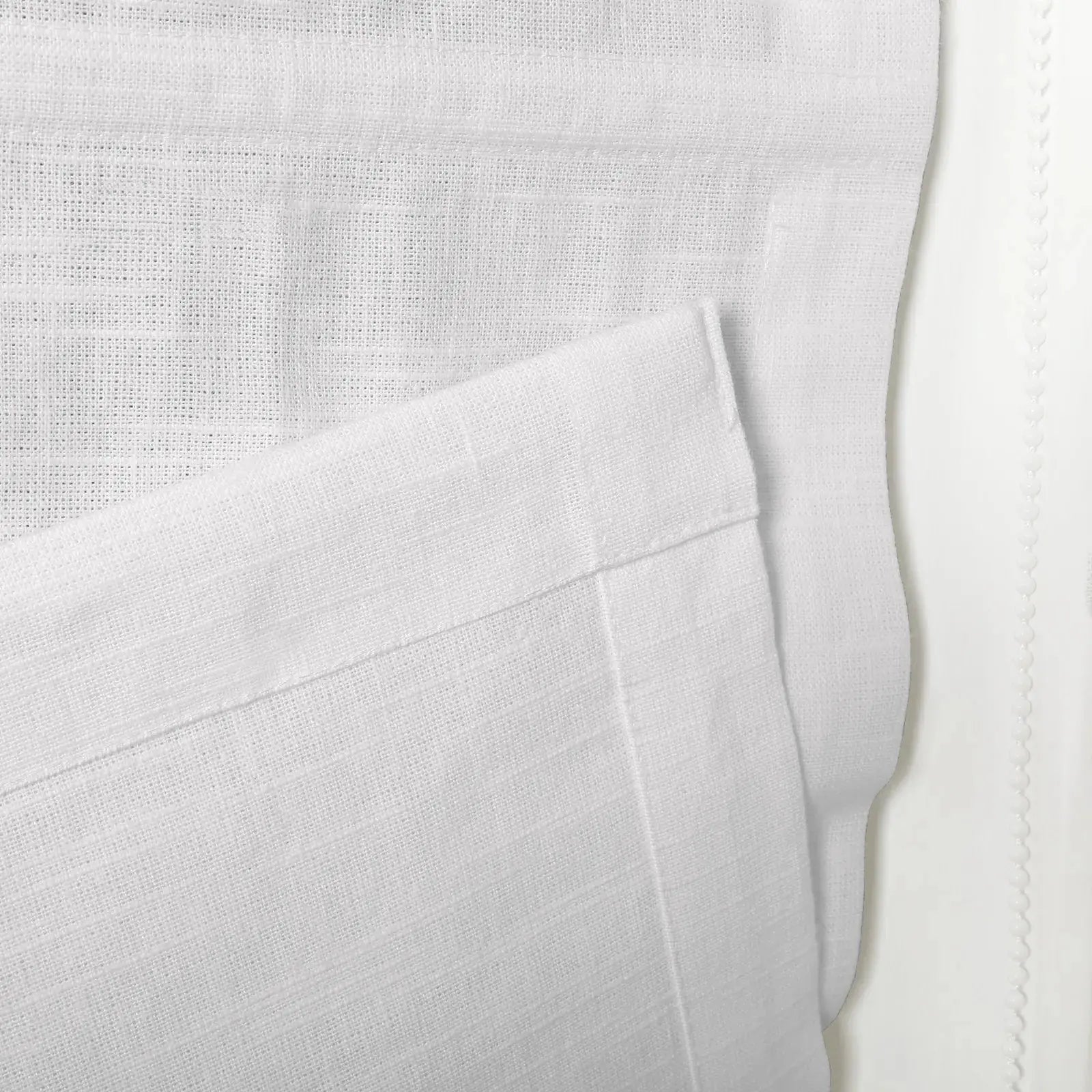 Jawara Linen Cotton Roman Shade Cord Lift TWOPAGES