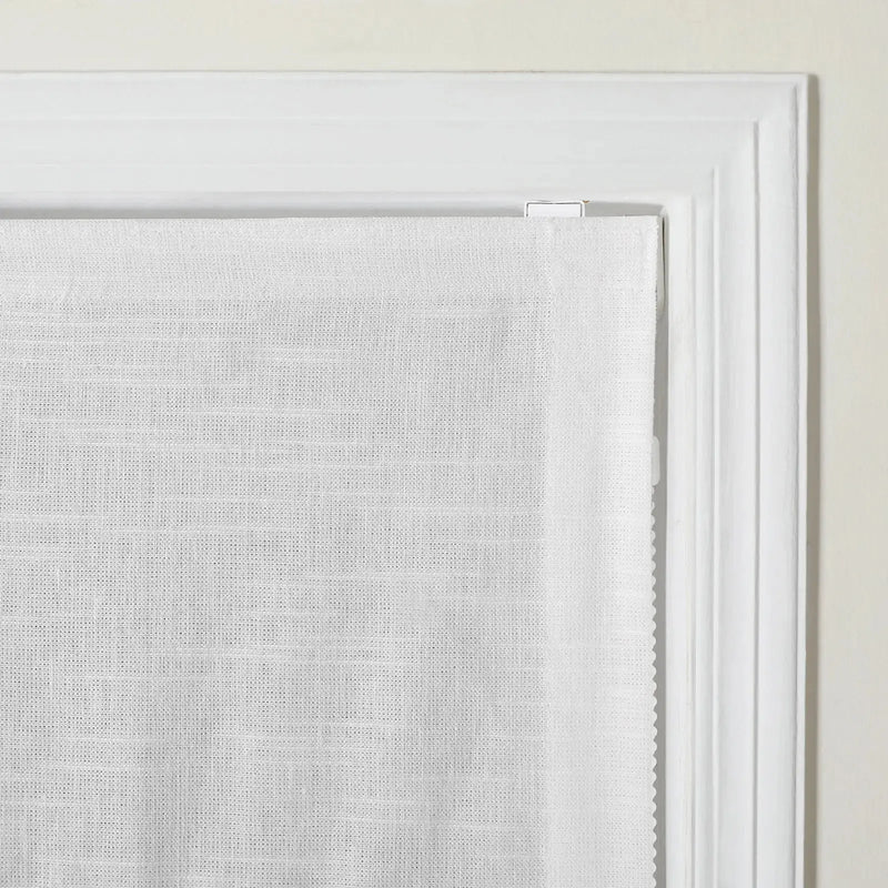 Jawara Linen Cotton Roman Shade Cord Lift TWOPAGES