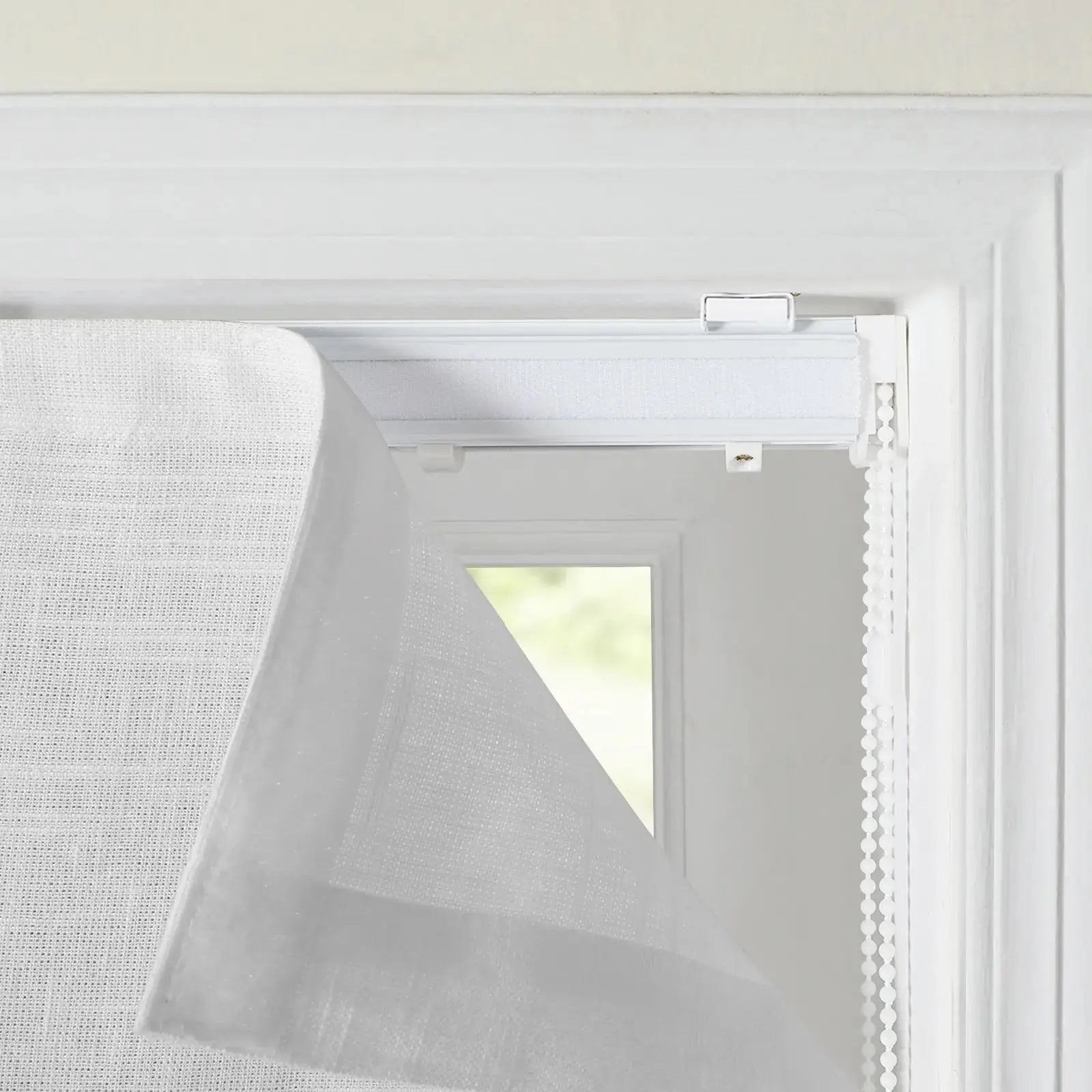 Jawara Linen Cotton Roman Shade Cord Lift TWOPAGES