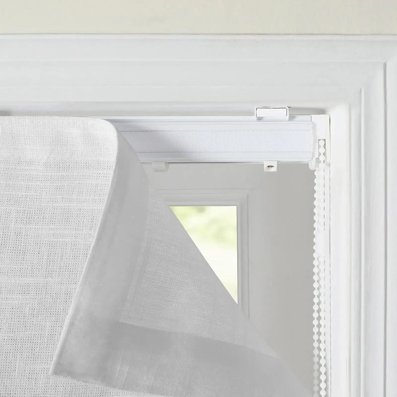 Jawara Linen Cotton Roman Shade Cord Lift TWOPAGES