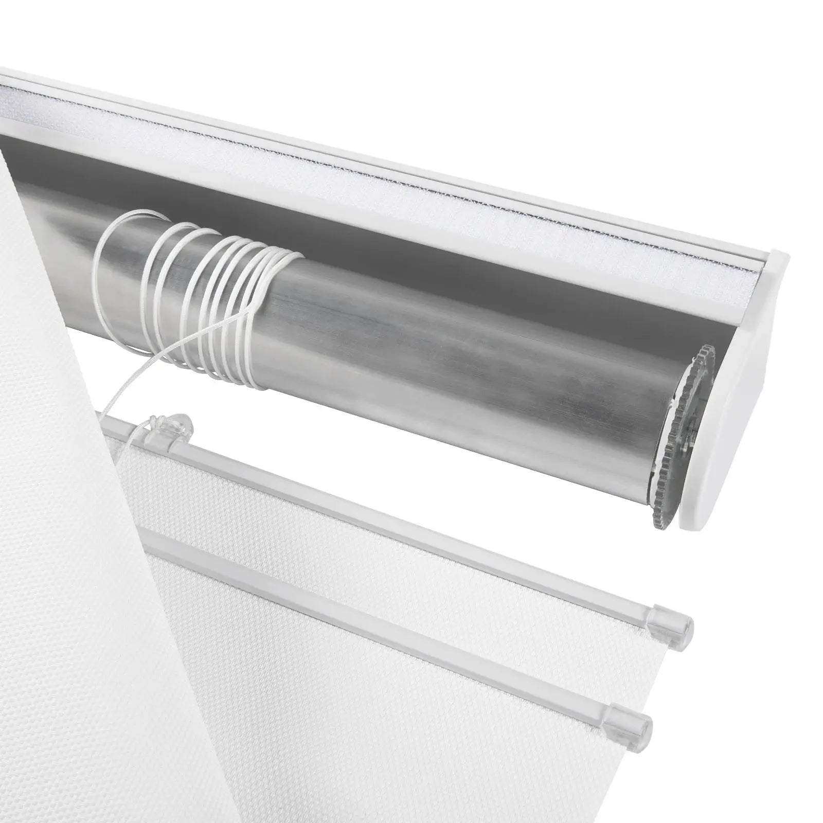 Alvin Motorized Sheer Room Darkening Roman Blind?-TWOPAGES