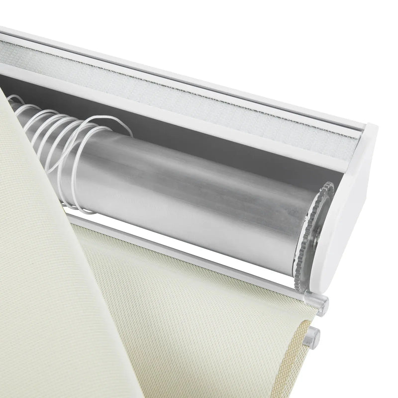 Alvin Motorized Sheer Room Darkening Roman Blind?-TWOPAGES