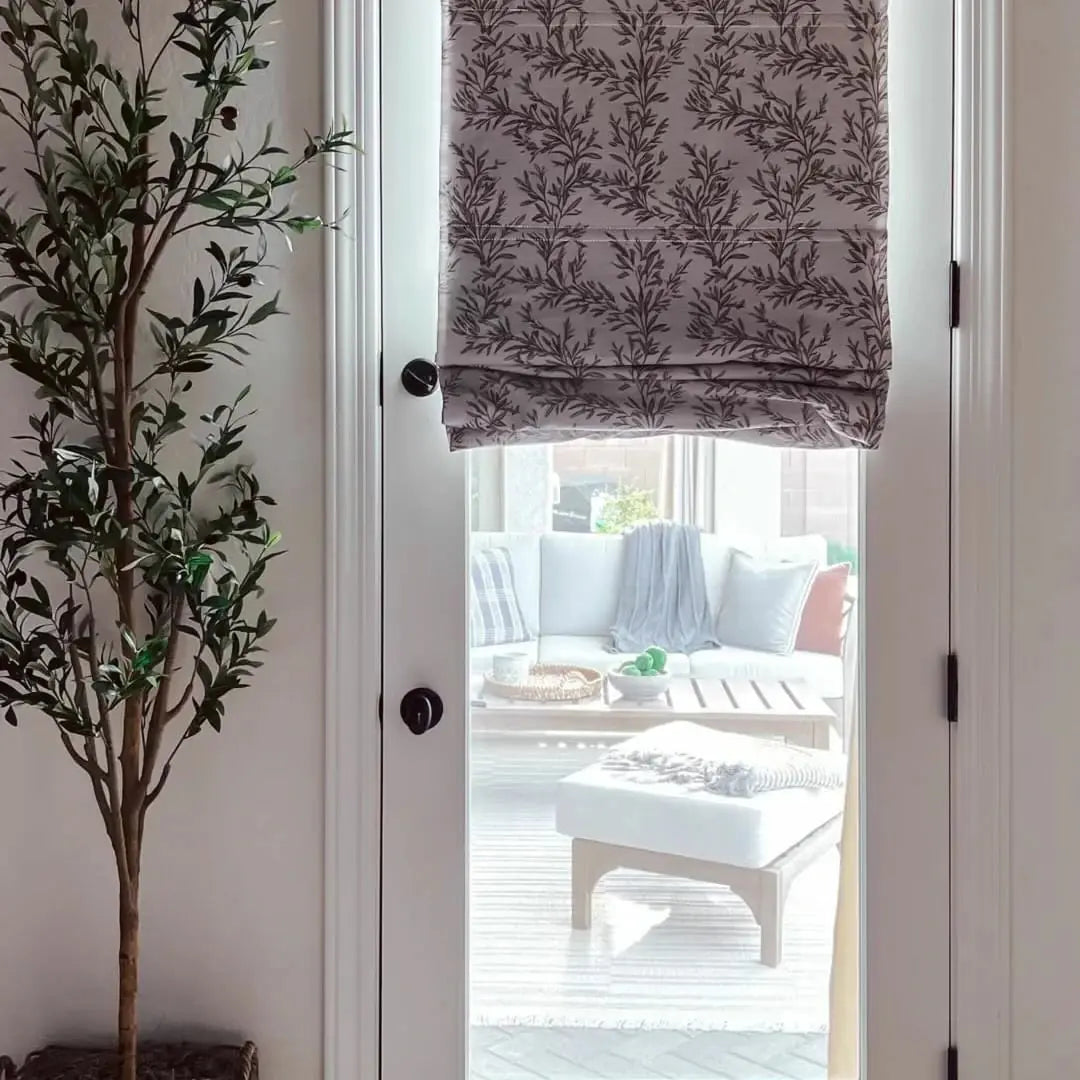 Sara Le Printed Roman Shade Cordless TWOPAGES