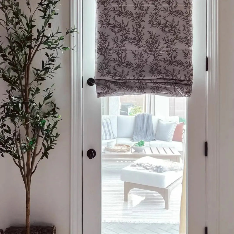 Sara Le Printed Roman Shade Cordless TWOPAGES