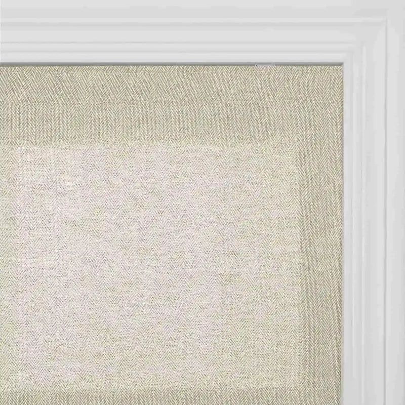 Ron Linen Cotton Herringbone Roman Blind Cordless?-TWOPAGES