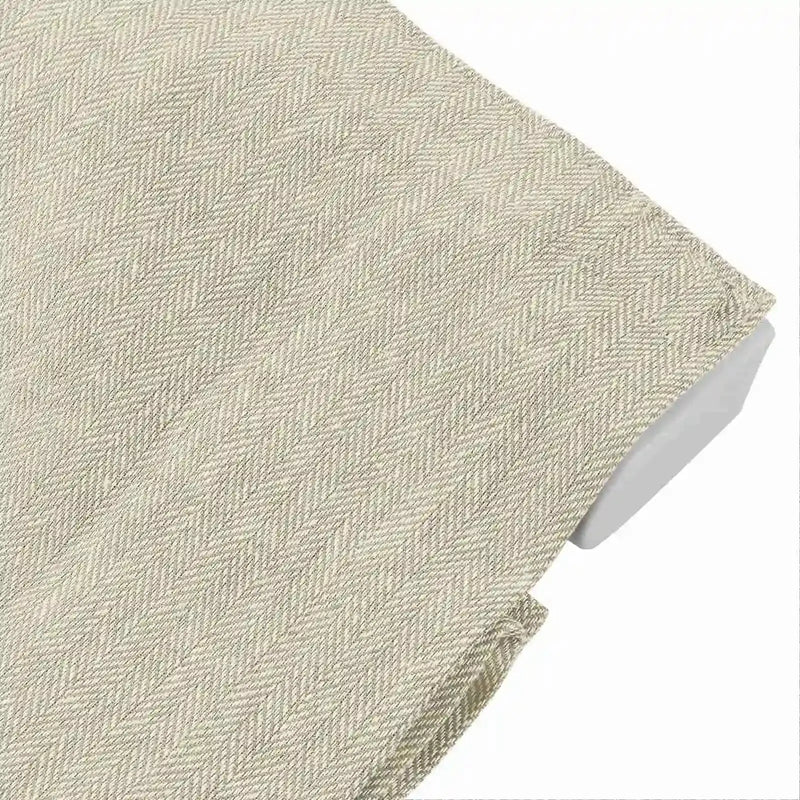 Ron Linen Cotton Herringbone Roman Blind Cordless?-TWOPAGES