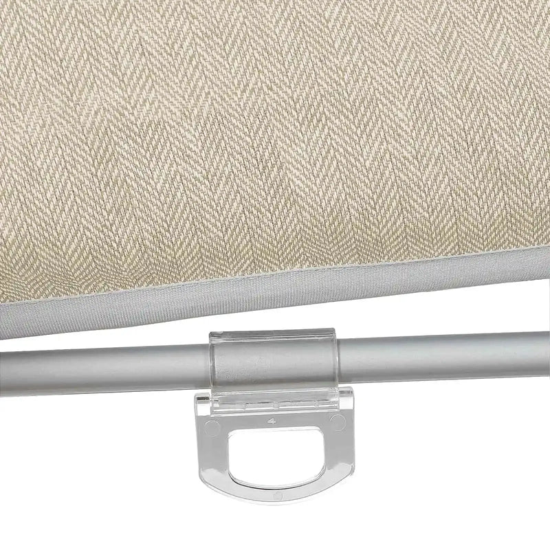 Ron Linen Cotton Herringbone Roman Blind Cordless?-TWOPAGES