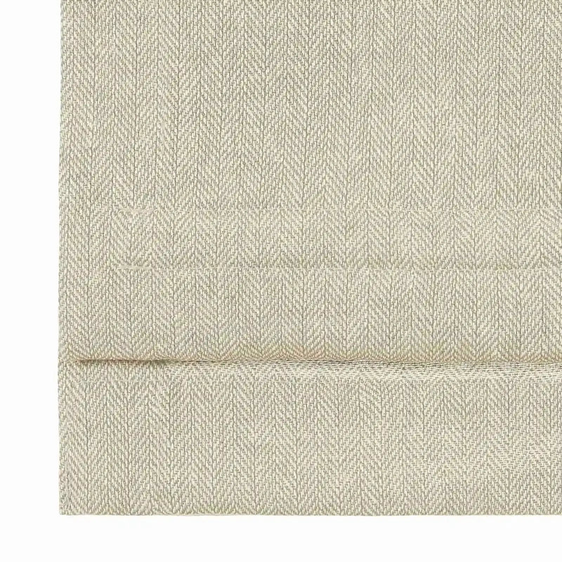 Ron Linen Cotton Herringbone Roman Blind Cordless?-TWOPAGES