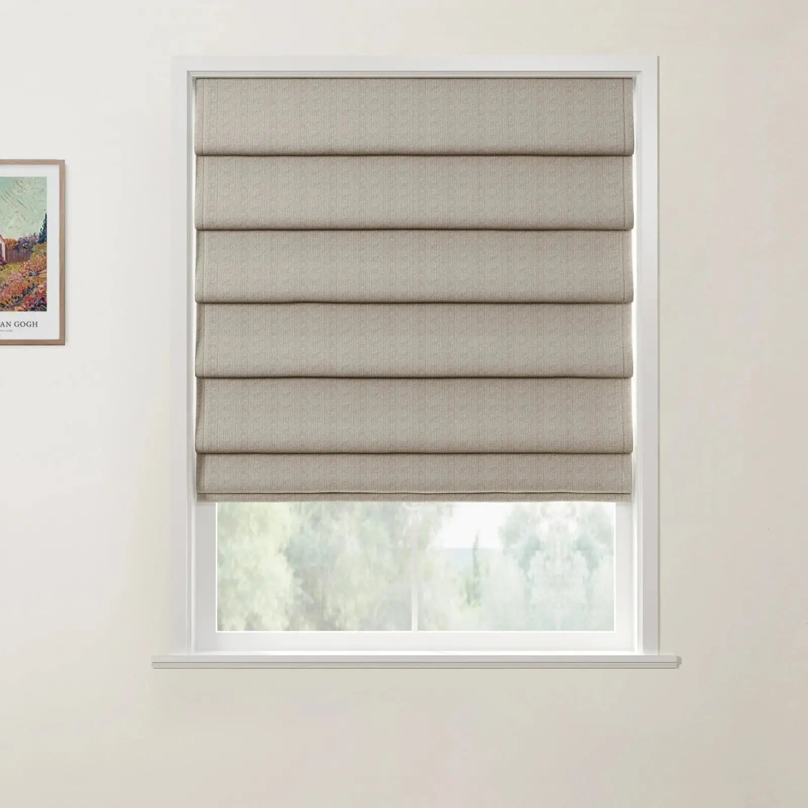 Custom Deco Fold Roman Shade Cordless -TWOPAGES