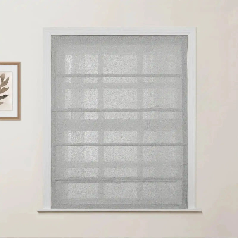 Ron Linen Cotton Herringbone Roman Blind Cordless?-TWOPAGES