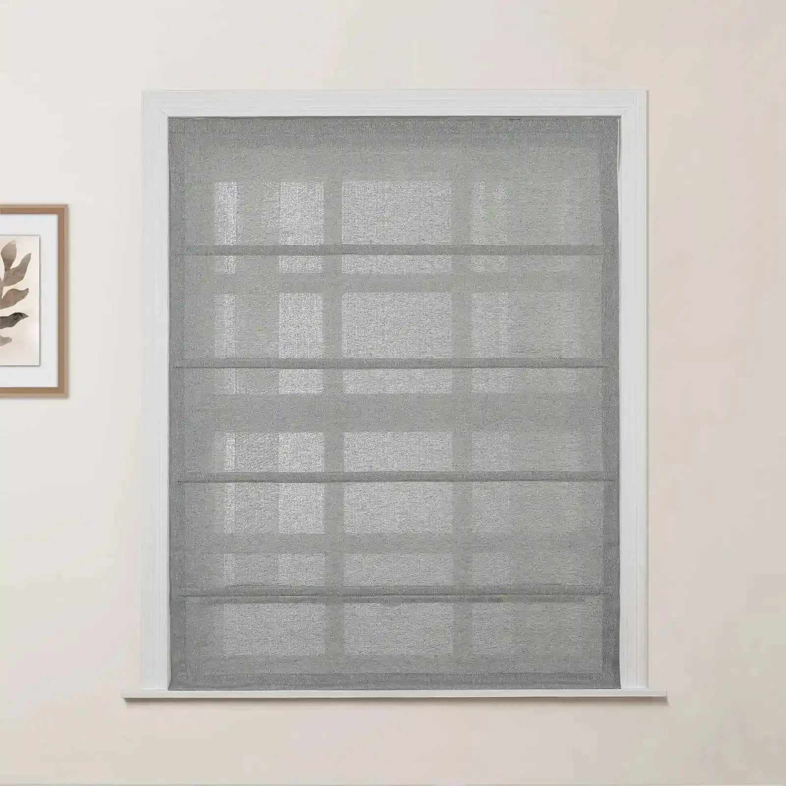 Ron Linen Cotton Herringbone Roman Blind Cordless?-TWOPAGES