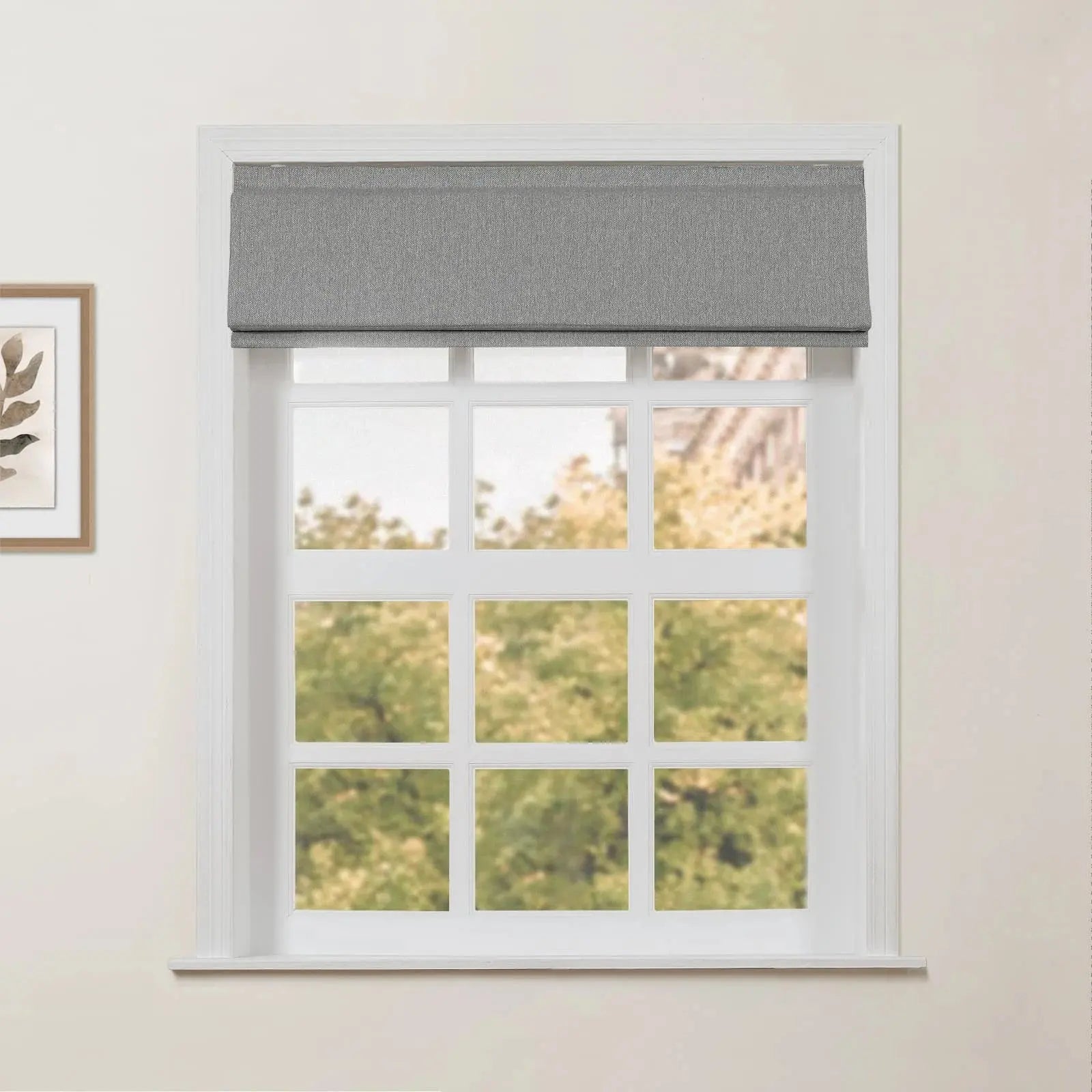 Ron Linen Cotton Herringbone Roman Blind Cordless?-TWOPAGES