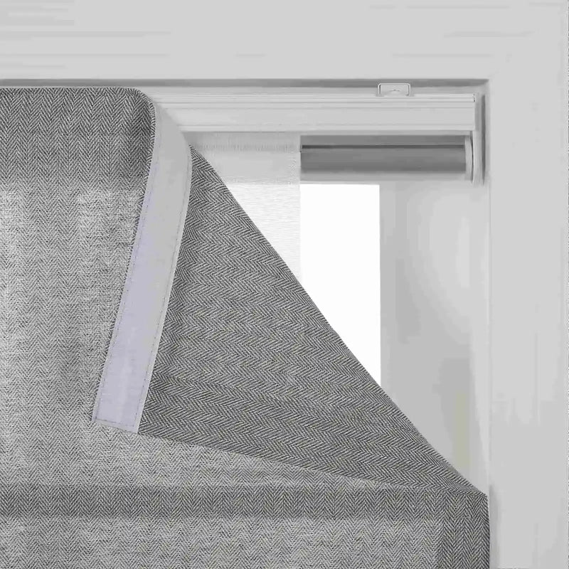 Ron Linen Cotton Herringbone Roman Blind Cordless?-TWOPAGES