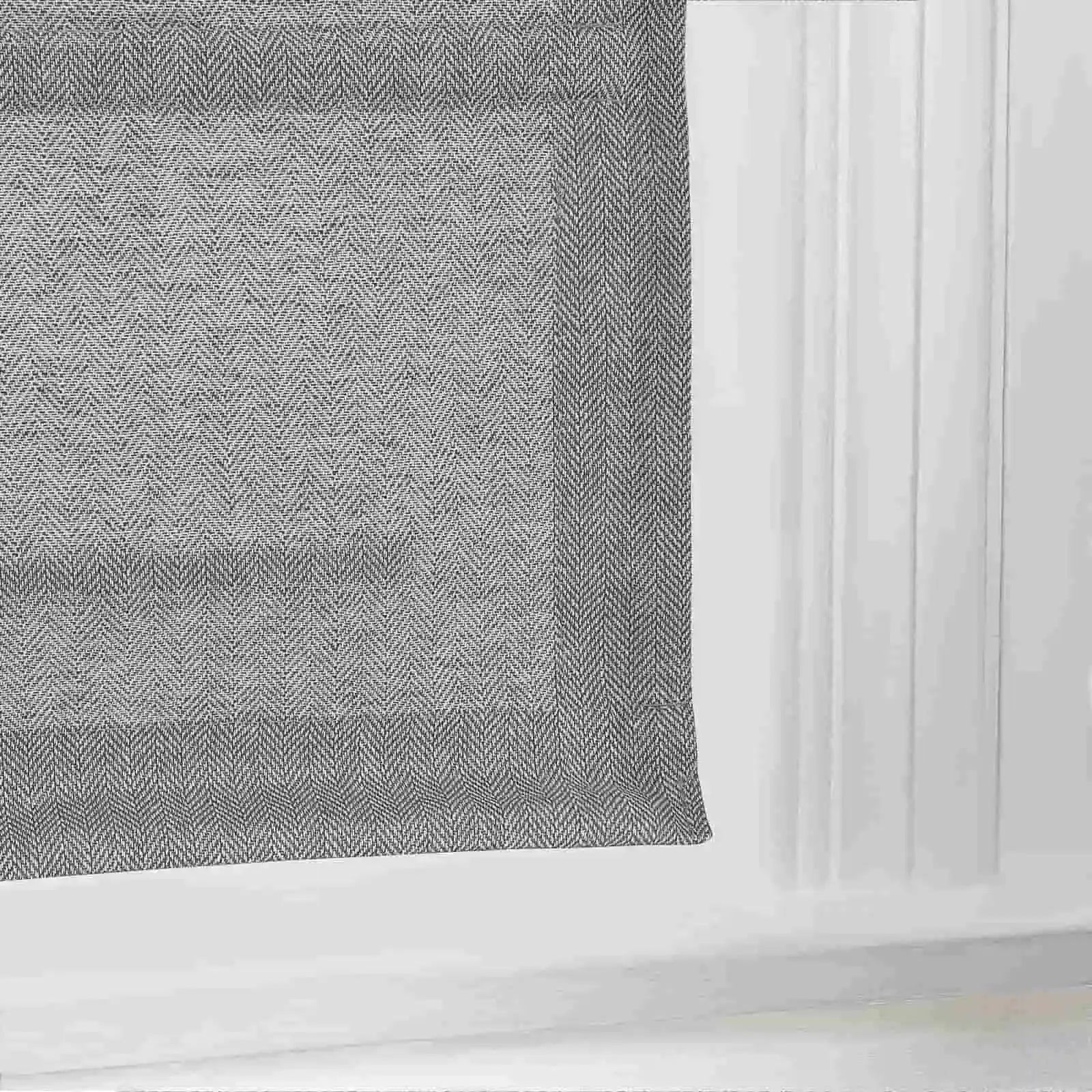 Ron Linen Cotton Herringbone Roman Blind Cordless?-TWOPAGES