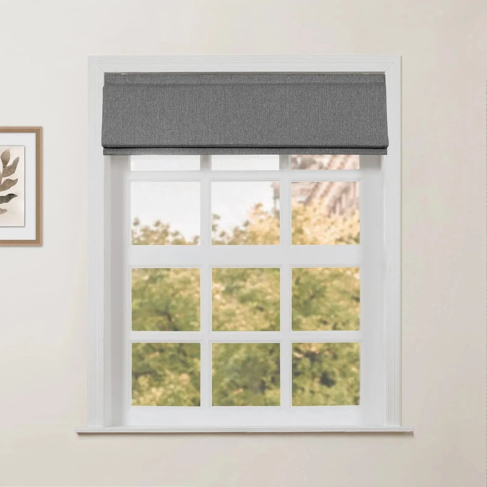 Ron Linen Cotton Herringbone Roman Blind Cordless?-TWOPAGES