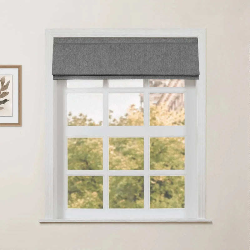 Ron Linen Cotton Herringbone Roman Blind Cordless?-TWOPAGES