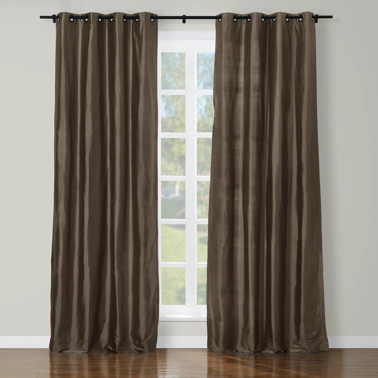Selman Dupioni Silk Curtain Grommet TWOPAGES