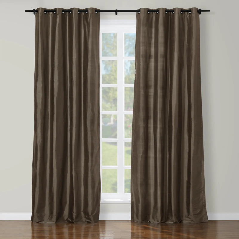 Selman Dupioni Silk Curtain Grommet TWOPAGES
