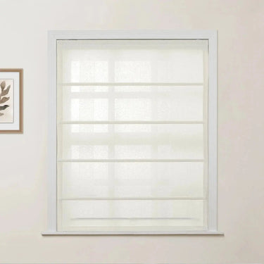 Ron Linen Cotton Herringbone Roman Blind Cordless?-TWOPAGES