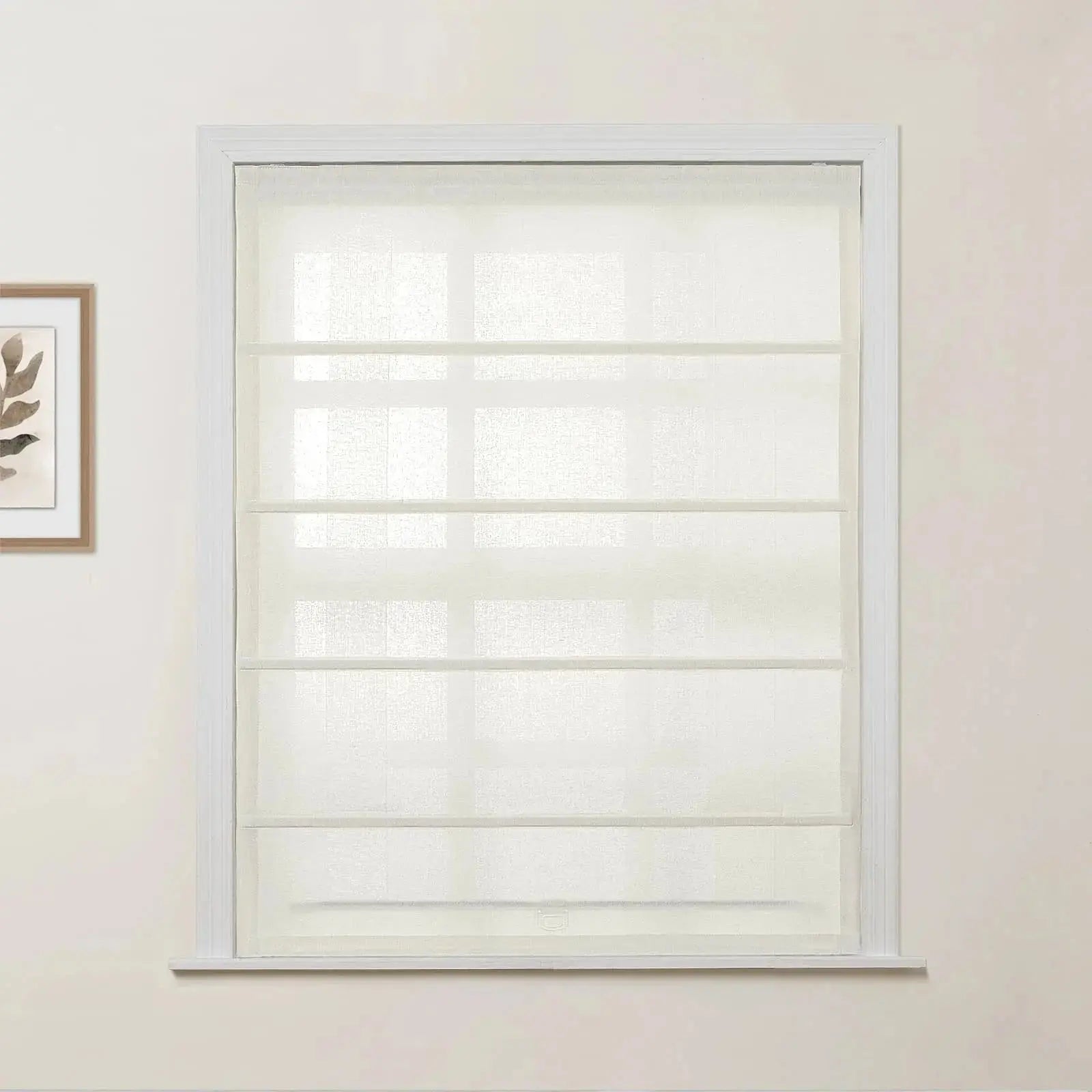 Smart Motorised Plain Roman Blind Cordless