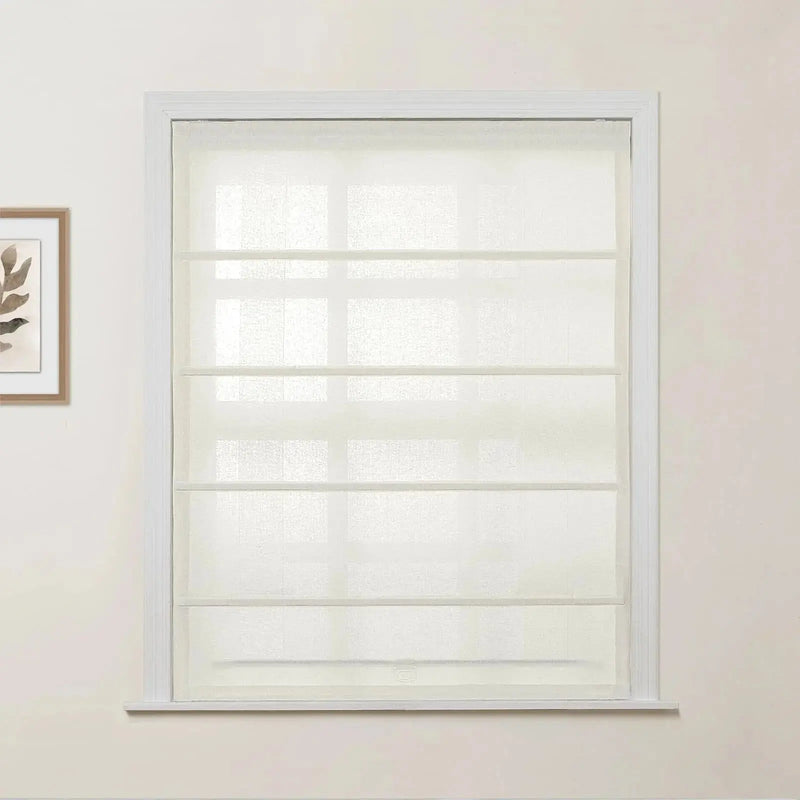 Smart Motorised Plain Roman Blind Cordless
