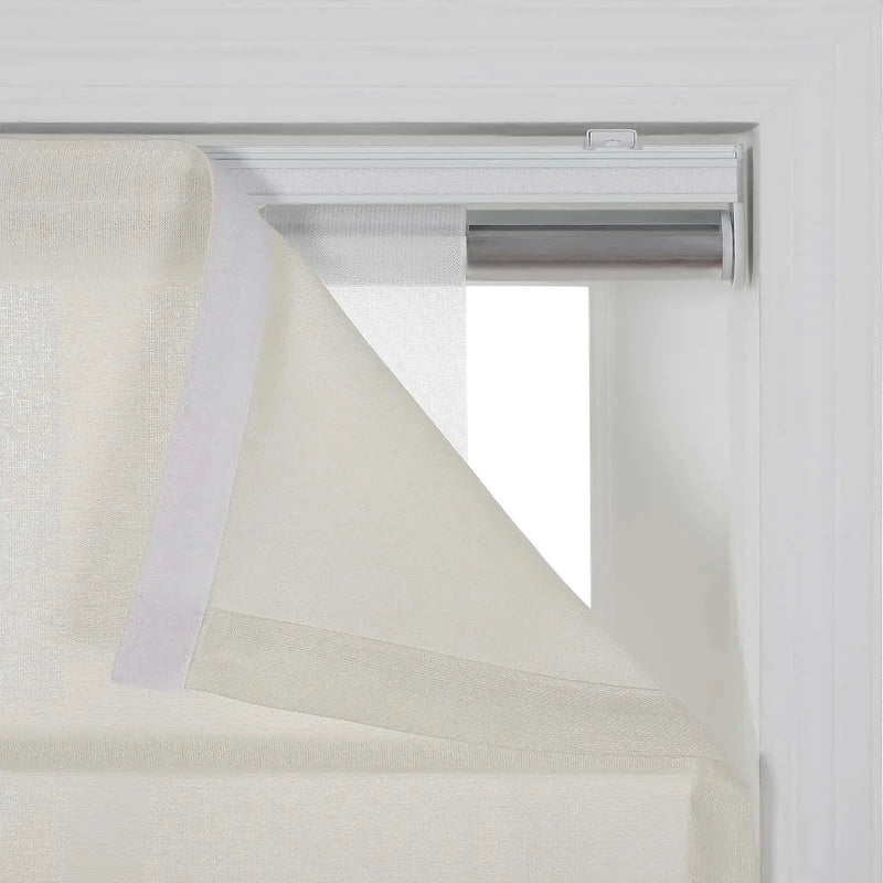 Ron Linen Cotton Herringbone Roman Blind Cordless?-TWOPAGES