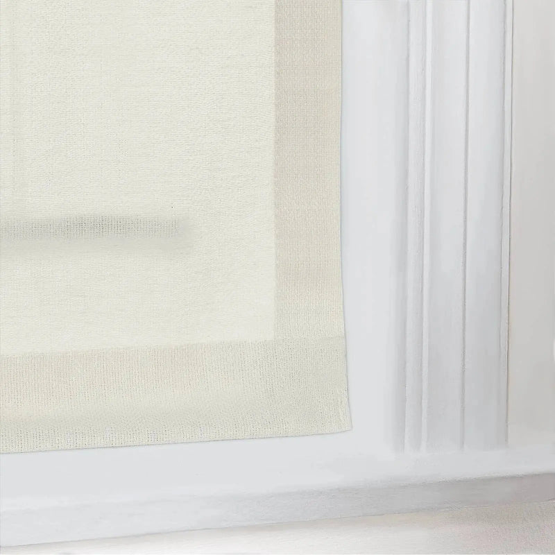 Ron Linen Cotton Herringbone Roman Blind Cordless?-TWOPAGES