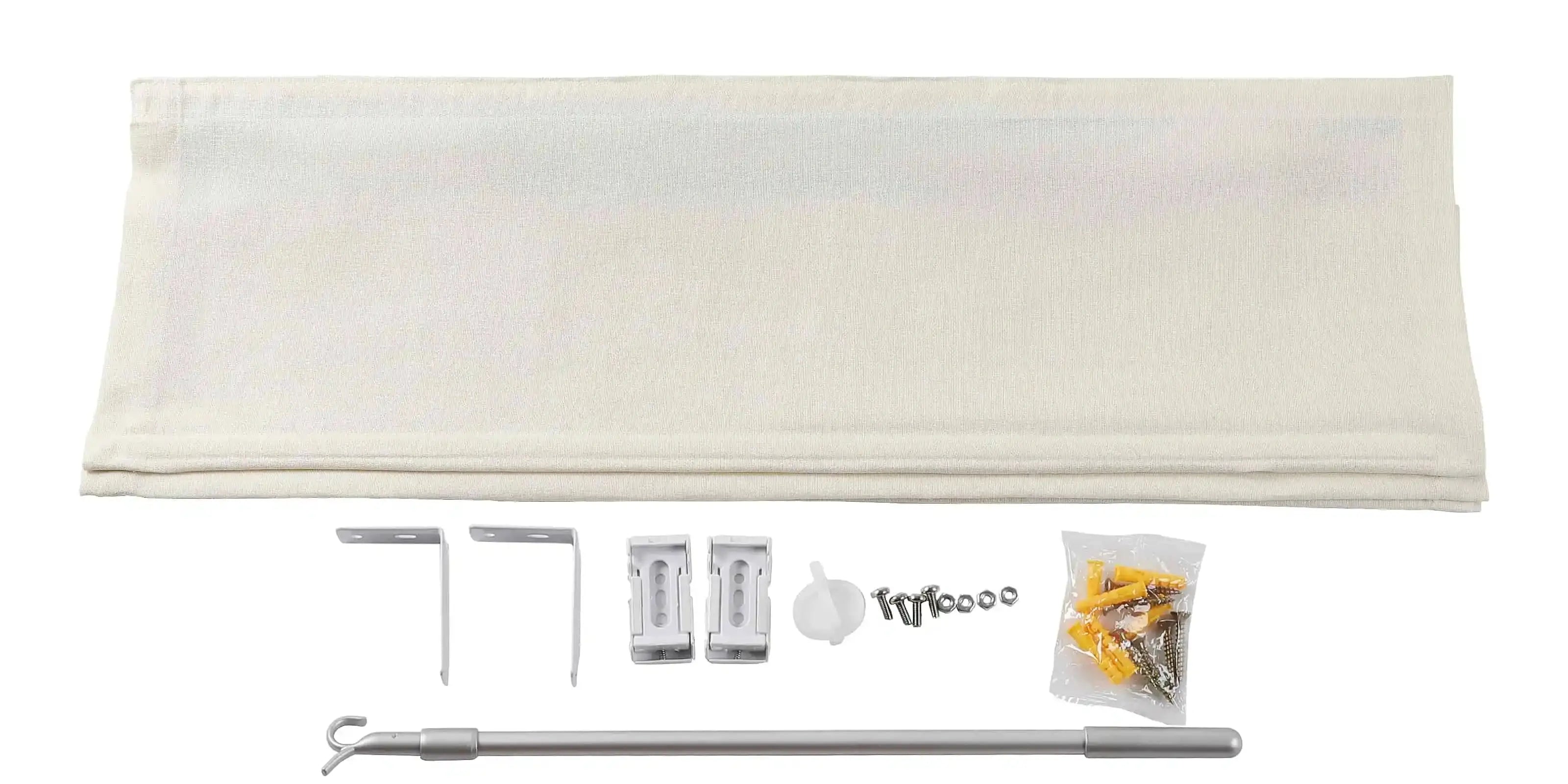Ron Linen Cotton Herringbone Roman Blind Cordless?-TWOPAGES
