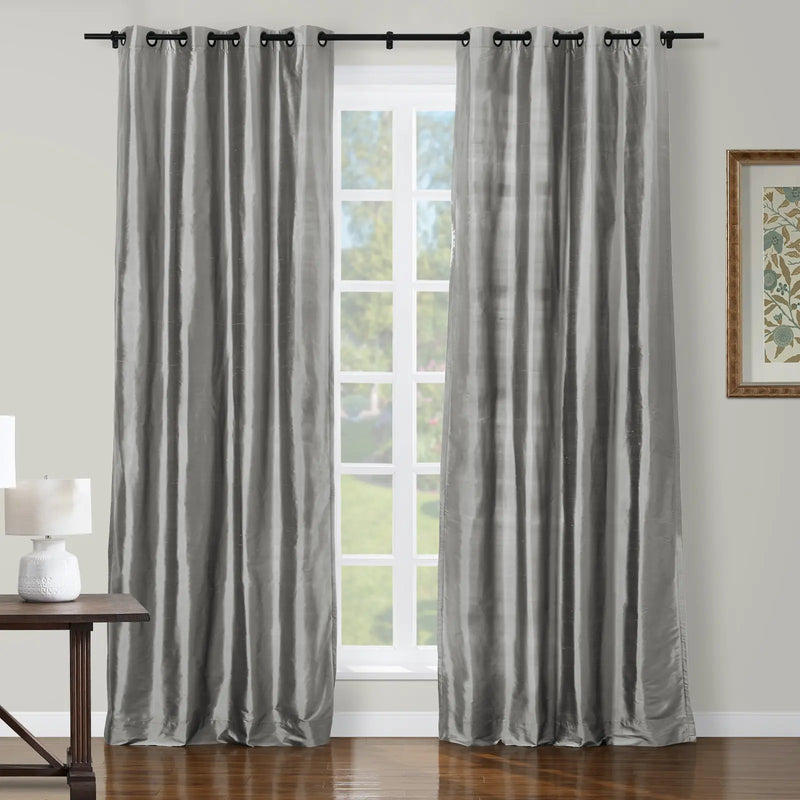 Selman Dupioni Silk Curtain Grommet TWOPAGES