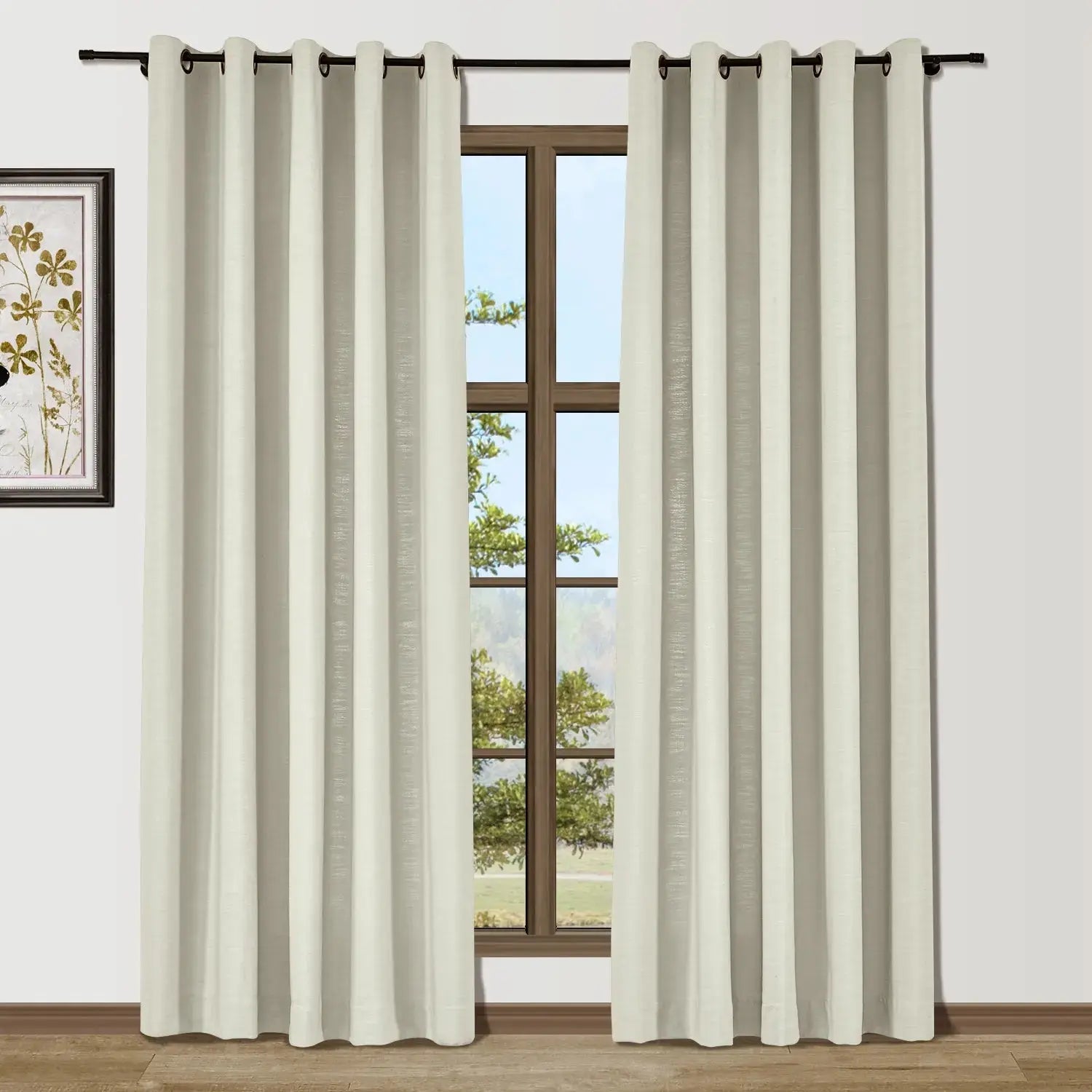 Isabella Heavyweight Polyester Cotton Blend Drapery Grommet TWOPAGES
