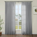 Liz Linen Curtains with Border Trim (Sold per Pair) TWOPAGES