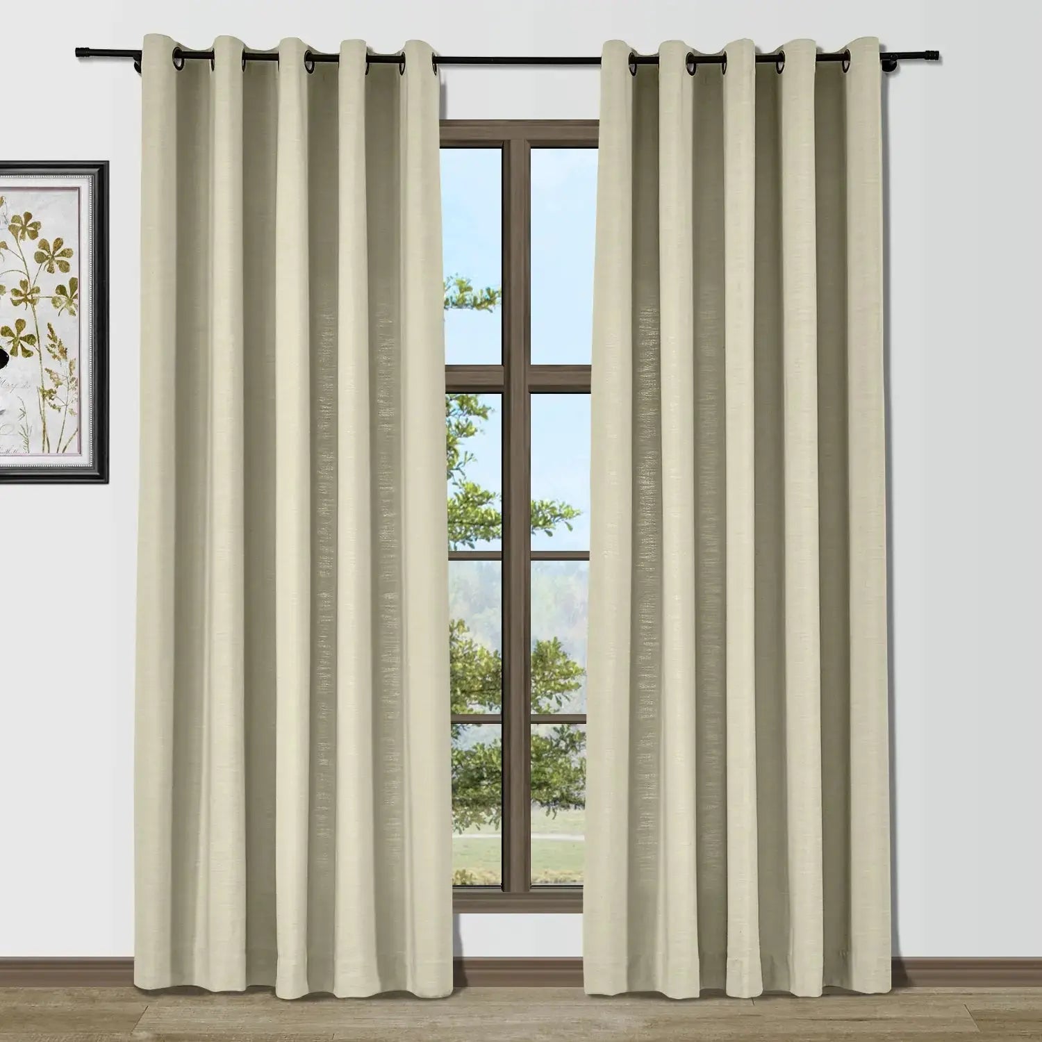 Isabella Heavyweight Polyester Cotton Blend Drapery Grommet TWOPAGES