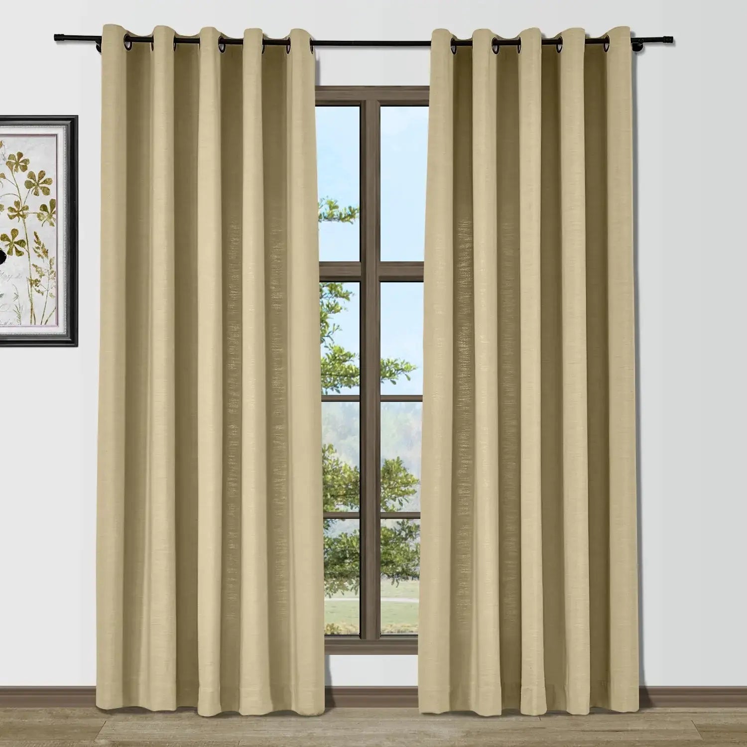 Isabella Heavyweight Polyester Cotton Blend Drapery Grommet TWOPAGES