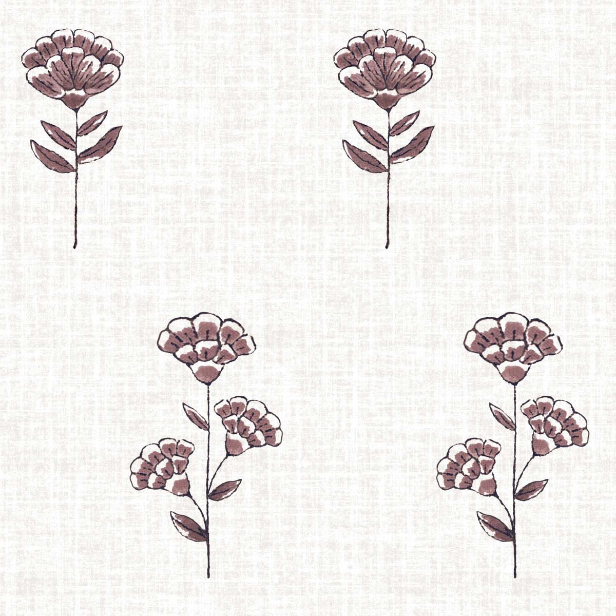 Jyll Mackie Patterned Cotton Roman Blind Cordless