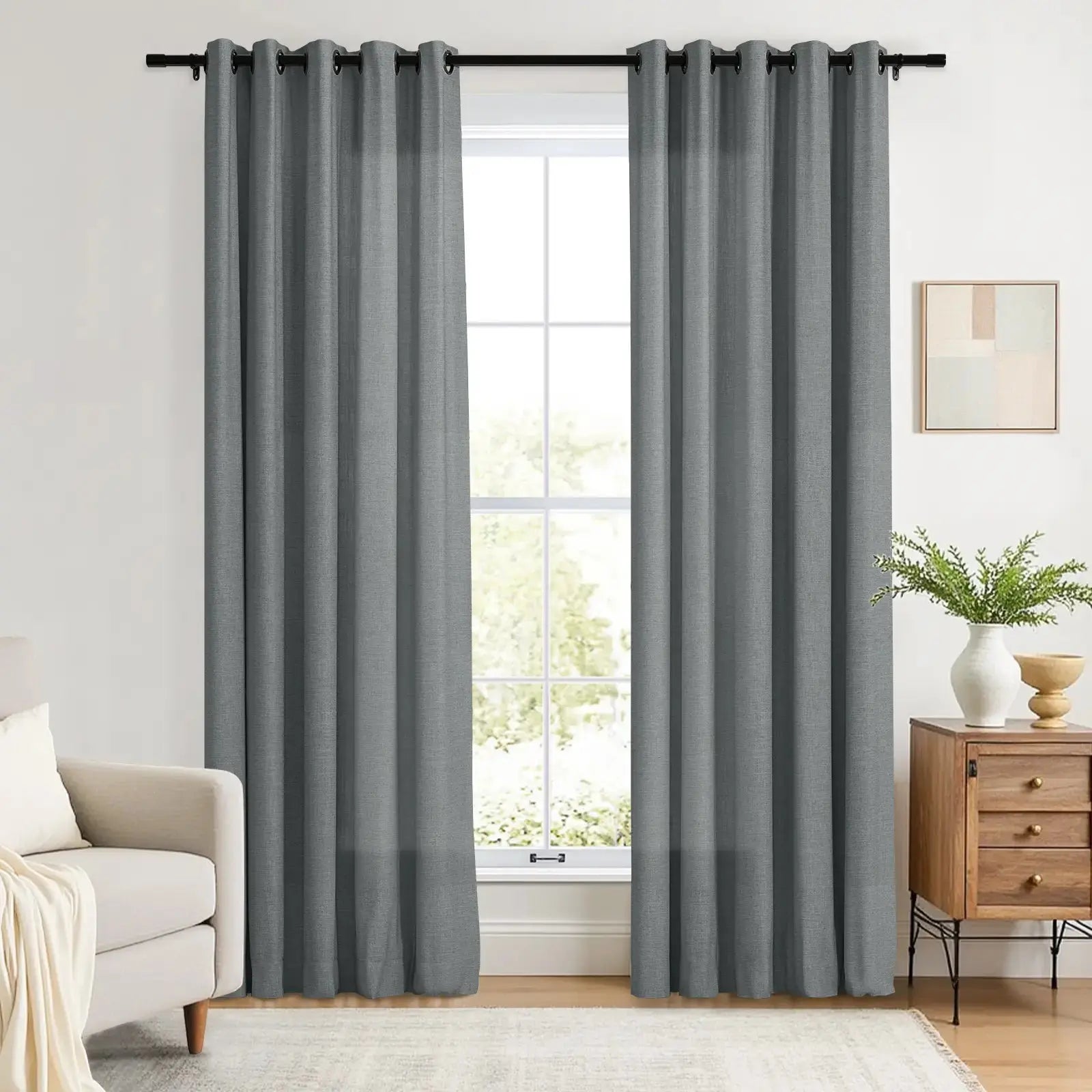 Liz Linen Drape Grommet -TWOPAGES
