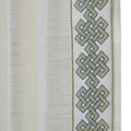 Liz Linen Curtains with Border Trim (Sold per Pair) -TWOPAGES