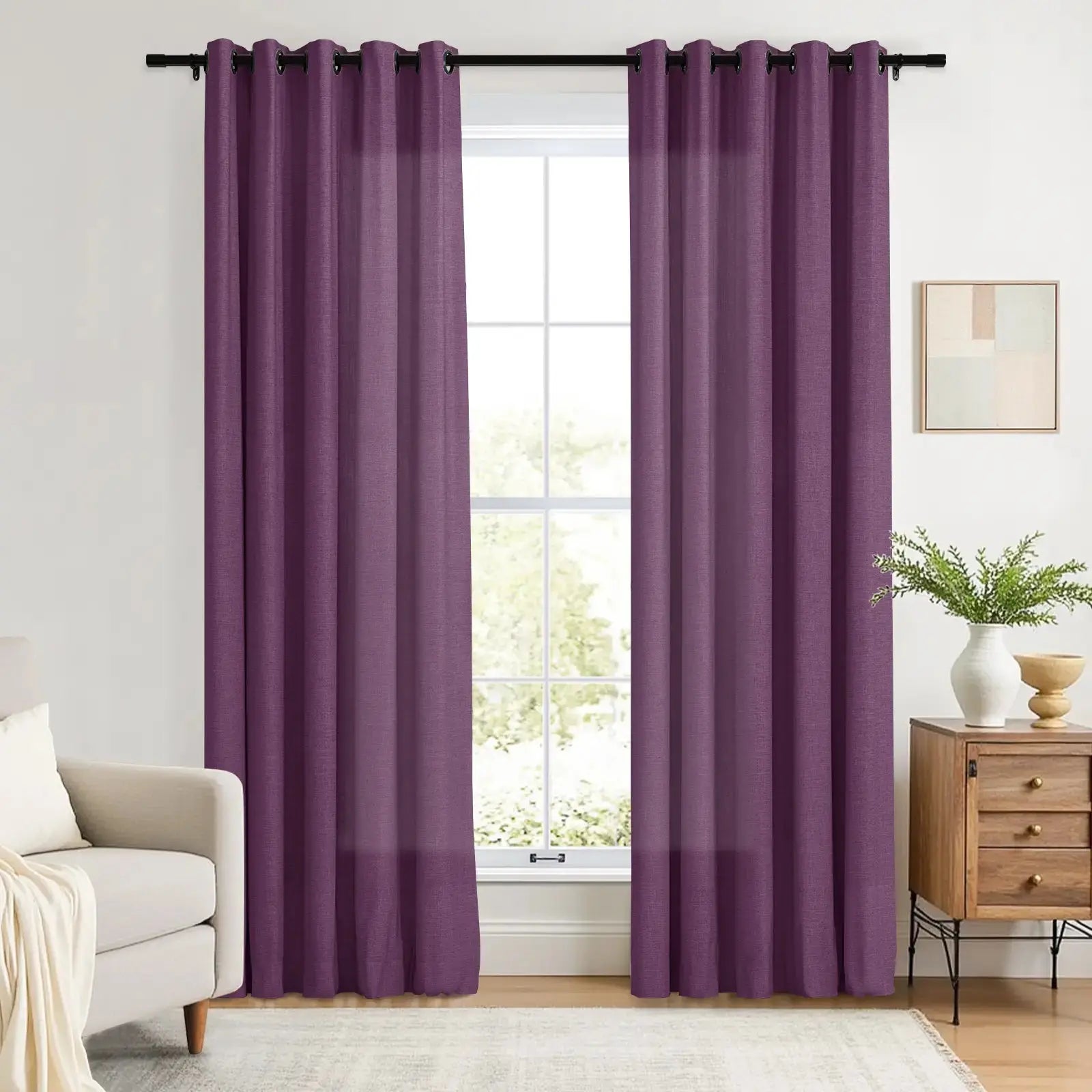 Liz Linen Drape Grommet -TWOPAGES