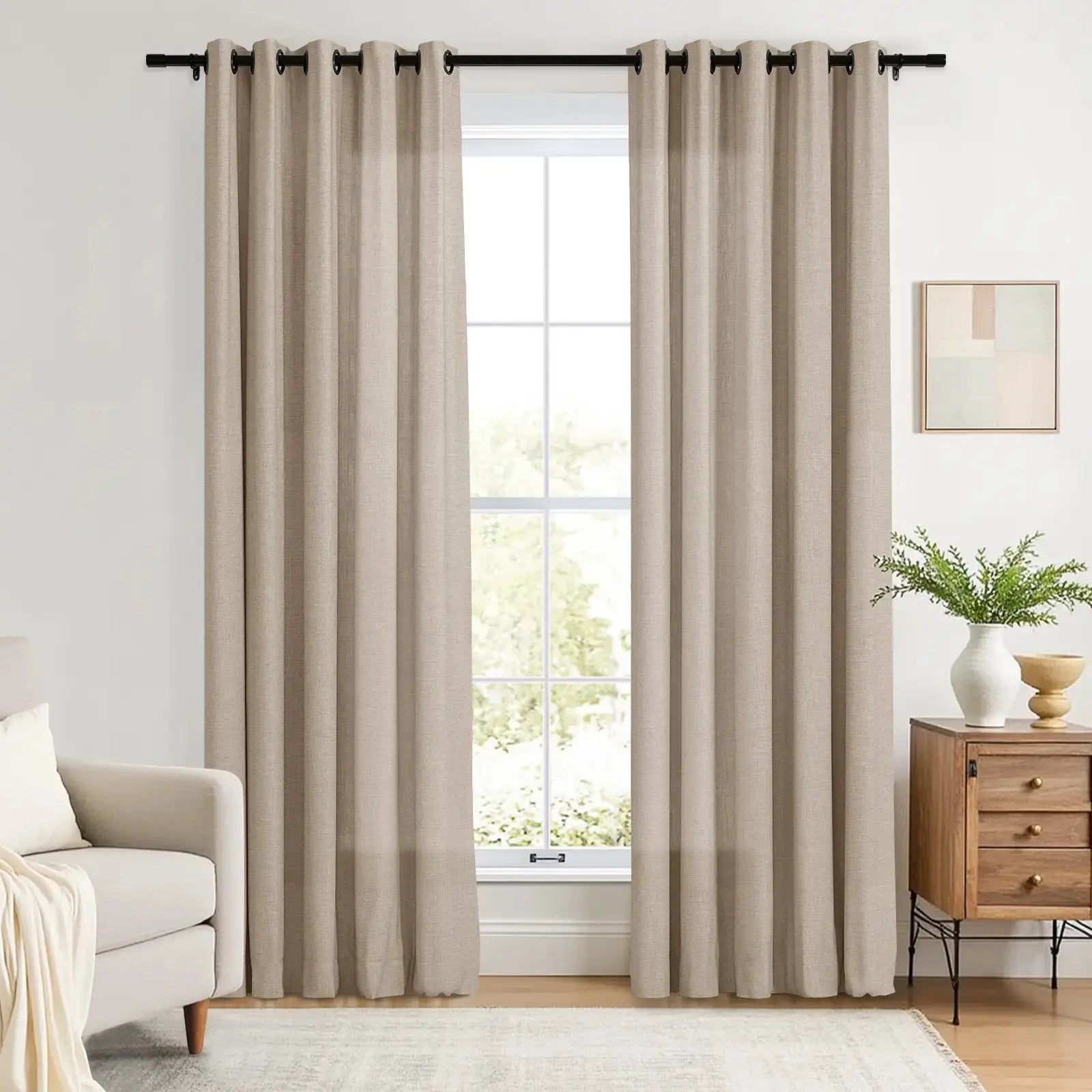 Liz Linen Drape Grommet -TWOPAGES